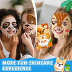 KONEUK 54 Pack Animal Kids Face Mask Spa, Bulk Collagen Hydrating Sheet Face Masks Skincare for Girls Teens, Easter Basket Stuffers, Birthday Gifts, Mothers Day Gifts for Mom