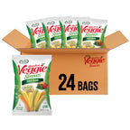 Sensible Portions Garden Veggie Snacks - Veggie Straws, Gluten Free, Snack Size Sea Salt, 1 Oz (Pack of 24)