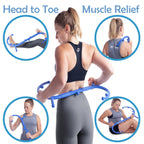Body Back Buddy Classic USA Made FSA Eligible Handheld Full Body Massage Cane Trigger Point Massage Tool for Deep Tissue Pain Relief - Dual Massage Hooks for Back, Shoulder, Neck. Manual Back Massager