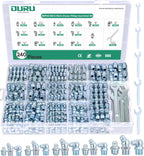 OURU 240PCS Grease Fittings Assortment Kit, SAE & Metric with Wrench Kit