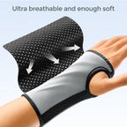 FREETOO Wrist Brace for Carpal Tunnel,[New Upgrade-Anatomically shaped] Adjustable Wrist Support Splint for Men and Women,Hand Brace for Pain Relief, Tendinitis,Arthritis,Left Hand,Larger,Black