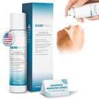 EASEntials Hassle-Free Bandage Adhesive Remover Spray – 100% Silicone-Based Formula - Quick Drying, Odorless, Low-Residue Skin Adhesive Remover - No-Sting for Sensitive Skin & Everyday Use - 50ml