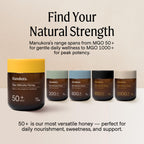 Manukora Raw Manuka Honey MGO 50+ New Zealand Non-GMO Daily Support 500g