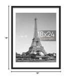 upsimples 18x24 Picture Frame, Wall Decor Poster Frames, Black 1 Pack