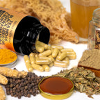 PRIME NATURAL Sea Moss 300mg Black Seed Oil 200mg Ashwagandha 100mg Turmeric Bladderwrack Burdock Manuka Honey Dandelion ACV - 120 Capsules | 60 Days Supply | Vegan