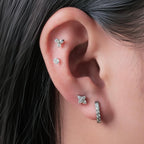 Limerencia Hypoallergenic Implant Grade Titanium Huggie Hoop Earrings