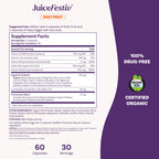 Natrol JuiceFestiv, Vitamins and Supplements for Nutrition & Well-Being, Antioxidants for Cellular Health, 60 Capsules (2-Count), Up to a 30 Day Supply