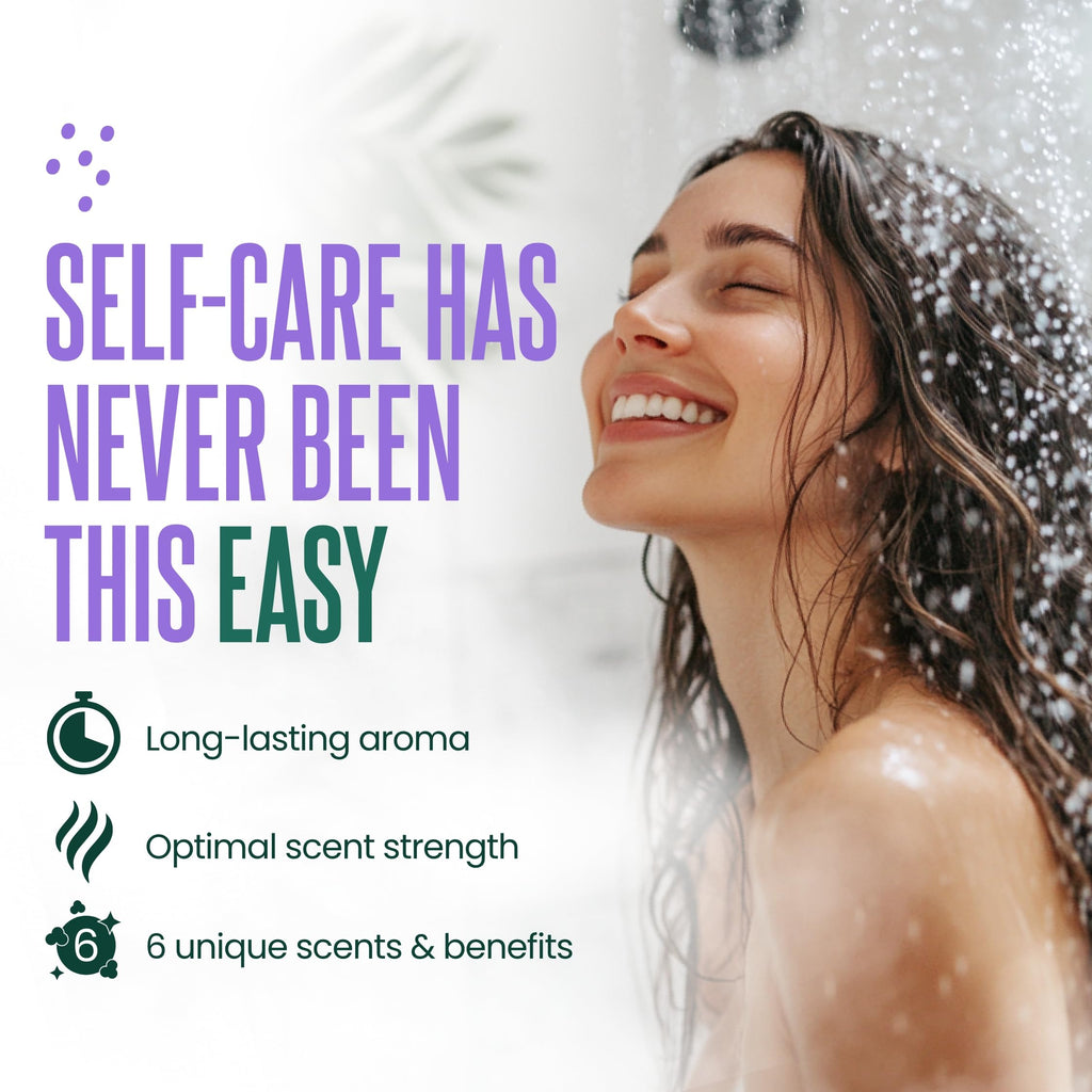 Cleverfy Shower Steamers Aromatherapy Gifts for Women and Men, 18 Tablets