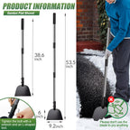 Walensee Floor Scraper, Long Handle Flat Shovel for Weeding and Lawn Edging