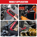 SUERCUP 3/8"&1/2" Digital Torque Wrench Set(0.66-44.29Ft.Lb/0.9-60N.m&3.8-250.8Ft.Lb/5.1-340Nm), ±1% Accuracy with Vibration, Buzzer,LED Notification and Five Units of Measure, for Car,Moto, DIY