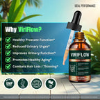 ViriFlow Drops, Official ViriFlow Prostate Health Supplements for Men - Maximum Strength, All Natural Support Droppers for Daily Wellness, Advanced Viri Flow Health Reviews (1 Pack)