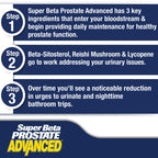 SUPER BETA PROSTATE Advanced Chewables - Prostate Support Supplement for Men's Health (60 Chews, 1-Bottle)