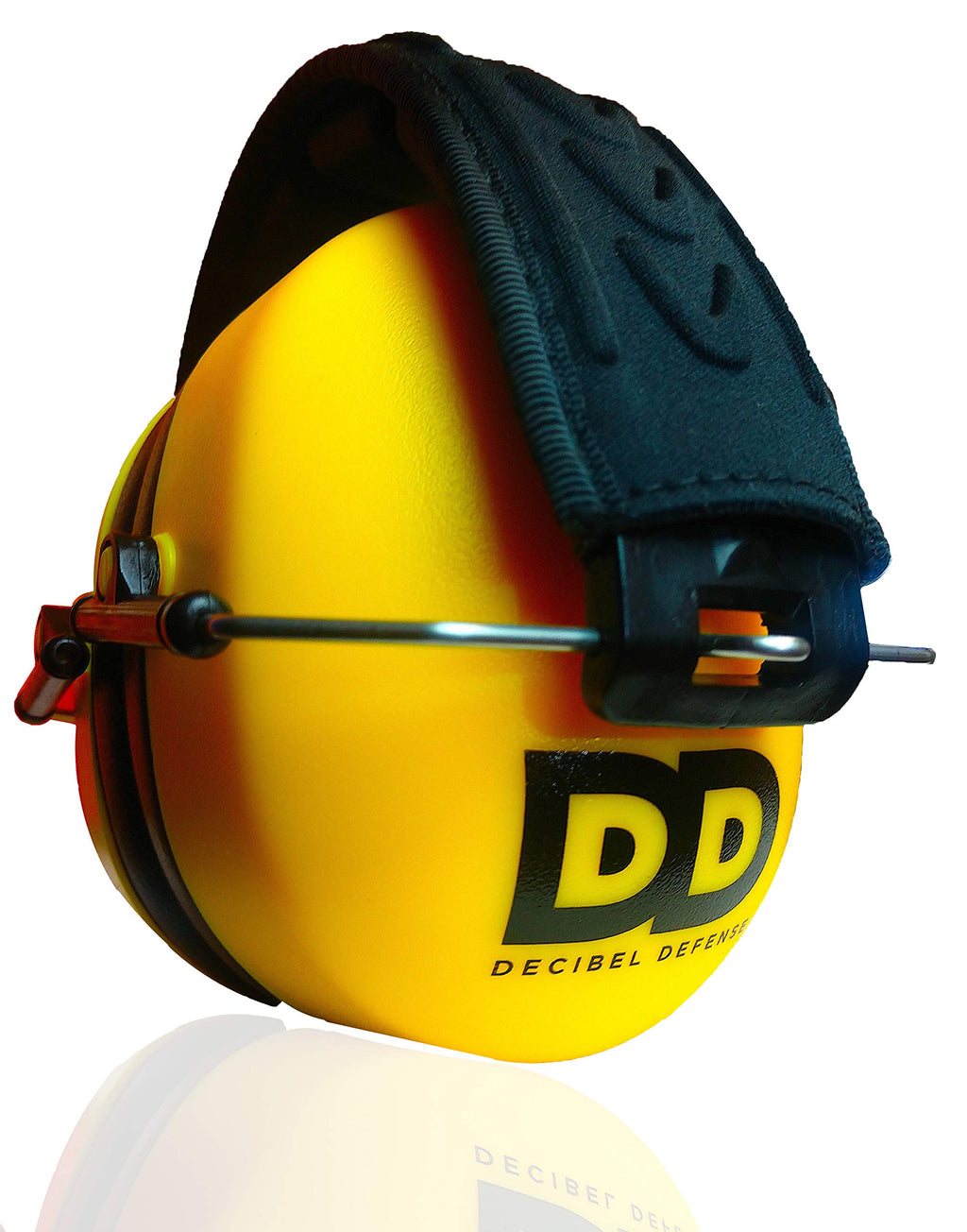 DECIBEL DEFENSE Professional Safety Ear Muffs 37dB NRR - The HIGHEST Rated & MOST COMFORTABLE Ear Protection for Shooting & Industrial Use - THE BEST HEARING PROTECTION...GUARANTEED (SAFETY YELLOW)