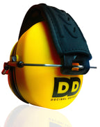 DECIBEL DEFENSE Professional Safety Ear Muffs 37dB NRR - The HIGHEST Rated & MOST COMFORTABLE Ear Protection for Shooting & Industrial Use - THE BEST HEARING PROTECTION...GUARANTEED (SAFETY YELLOW)