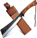 Freelander Japanese Machete with Wood Sheath for Yard Work, Gifts for Men