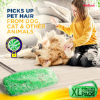 VanDuck XL Dust Mop Pads Compatible with Swiffer XL (4 Pack) - Extra Large Dry Pads Refills - Microfiber Covers Reusable Mop Heads (Handle is Not Included)