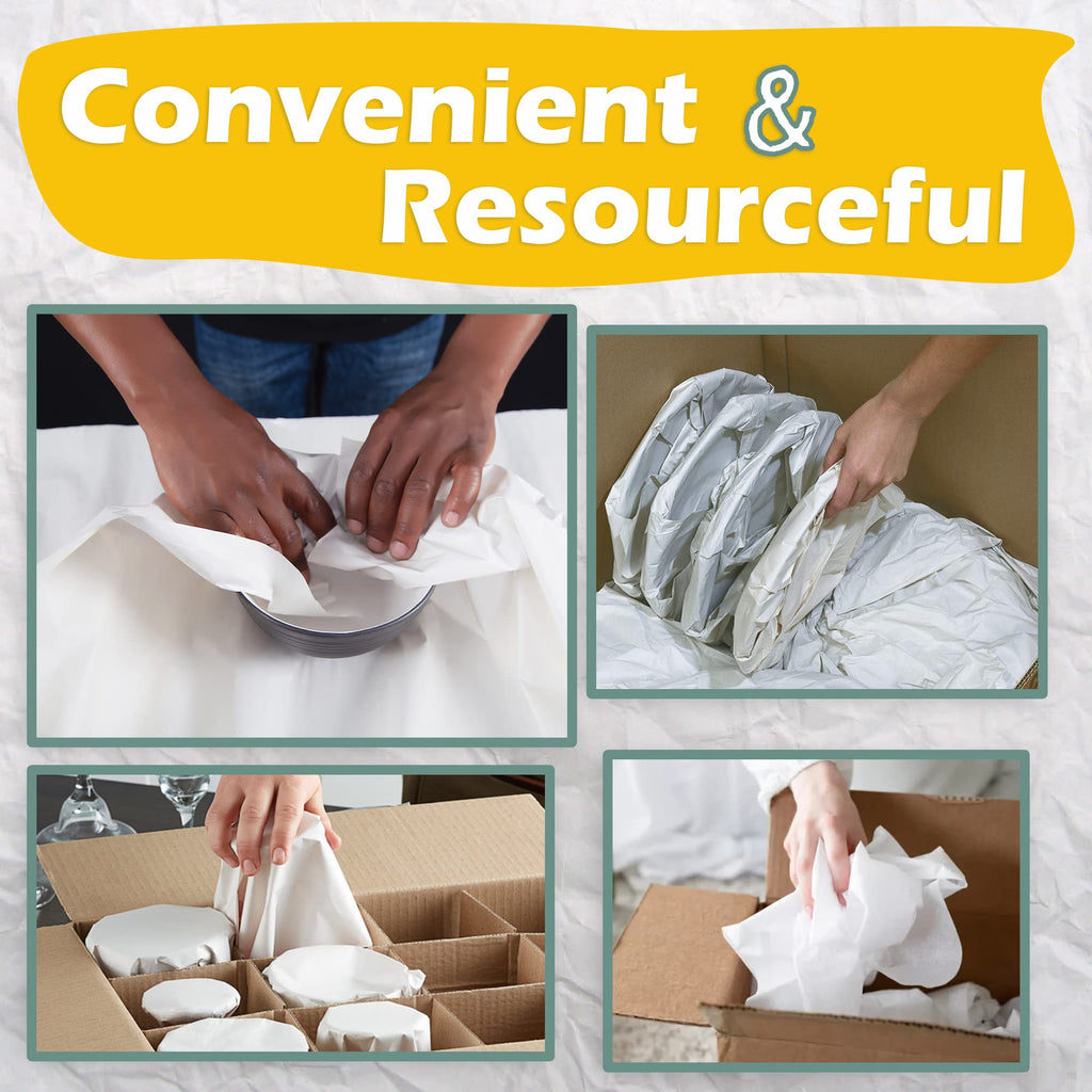 Newsprint Packing Paper – 500 Sheets, Large 27" x 17" Unprinted Packing Paper Sheets for Moving, Shipping, Wrapping & Storage | Packaging Paper for Moving, Packing, Made in USA.