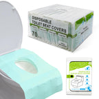 Disposable Toilet Seat Covers - 70-Pack Waterproof XL Travel Pack