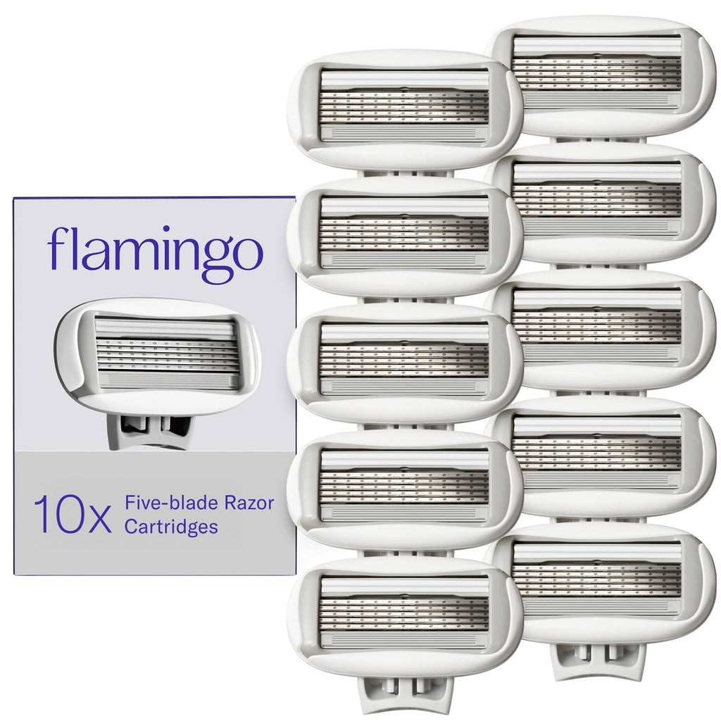 Flamingo Women's Original Razor Blade Refill Cartridges - 10 Count