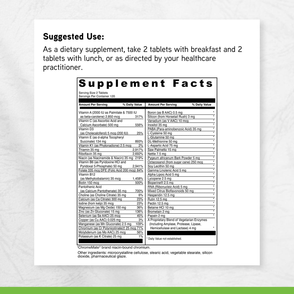 DAVINCI Labs Spectra Man - Dietary Supplement to Support Immune System Function and Men's Unique Needs - with Vitamins, Minerals, Amino Acids, Herbs, Digestive Enzymes and Fatty Acids - 240 Tablets