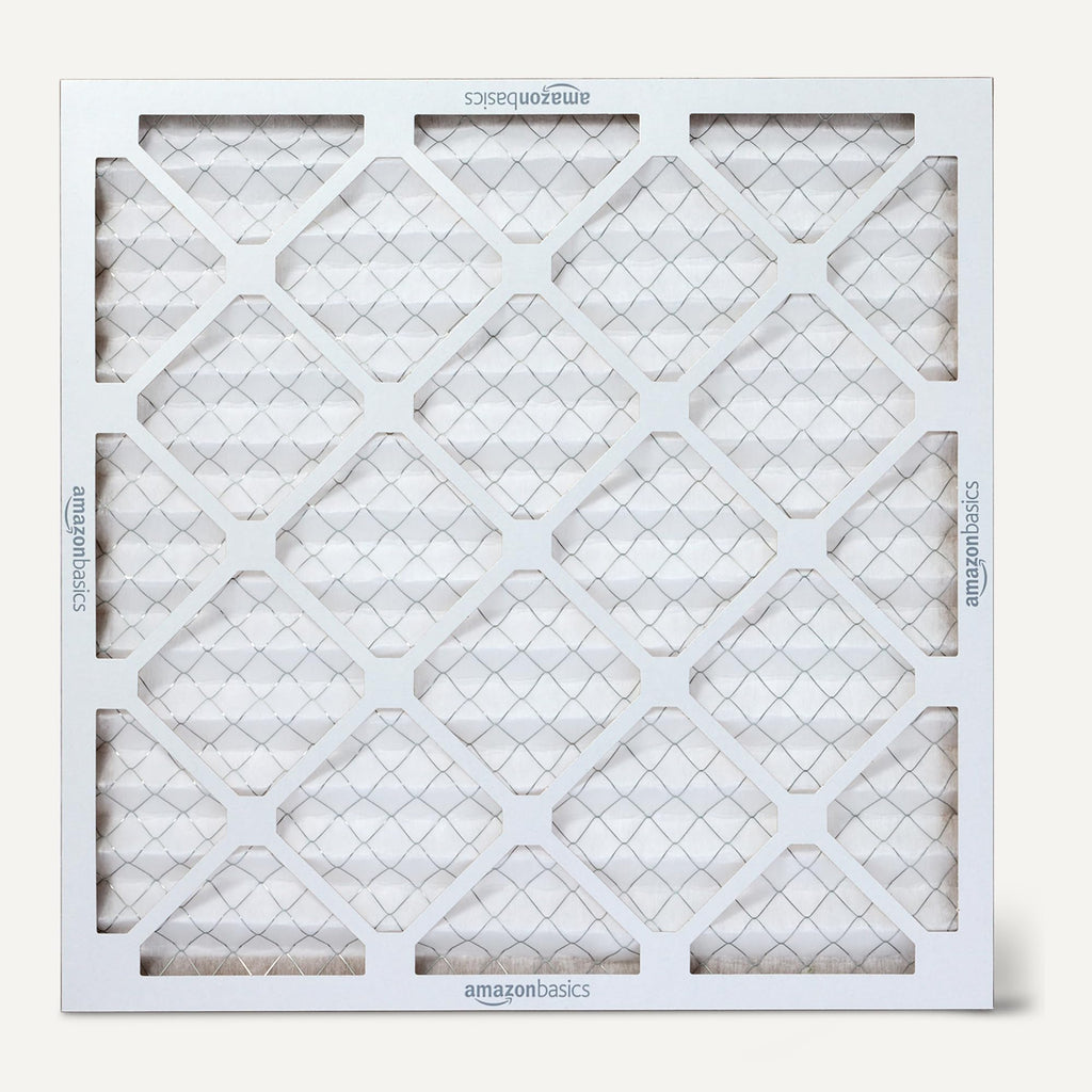 Amazon Basics MERV 5 AC Furnace Air Filter, 20x20x1 inches, 6-Pack (Actual size: 19.75" x 19.75" x 0.75")