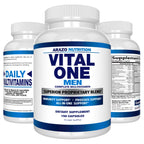 Arazo Nutrition Vital One Multivitamin for Men – Daily Wholefood Supplement - 150 Vegan