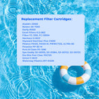 AQUIVEX CX1200RE Pool Filter Cartridge, Compatible with Hayward StarClear Plus C1200, W3C12002, Pleatco PA120, Unicel C-8412, Filbur FC-1293, Porpoise PP-B2-M, Sta-Rite PXC125, 2 Pack