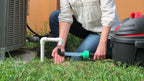 Diyvac ® Patented specialty wet vac attachment to unclog and evacuate ac drain lines