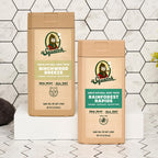 Dr. Squatch Natural Men's Body Wash Shower Gel - Cleansing, Nourishing, Long Lasting Scent, Moisturizing Body Wash for Men - Birchwood Breeze + Rainforest Rapids (14 oz, 2-Pack)