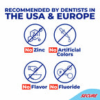 Secure Denture Adhesive Cream for Uppers, Lowers & Partials – Waterproof Seal & Zinc Free – Food Grade Ingredients - Less Adhesive, More Hold - Tube Lasts Up to 8 Weeks – 1.4 oz (8 Pack)