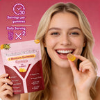 dakasokaaa 2 Pack - Slippery Kitty Gummies | her Juicy Feminine probiotics Gummies | Support pH Balance & Digestive Health, Slippery Elm for Women | 60 Count | Pineapple Flavor