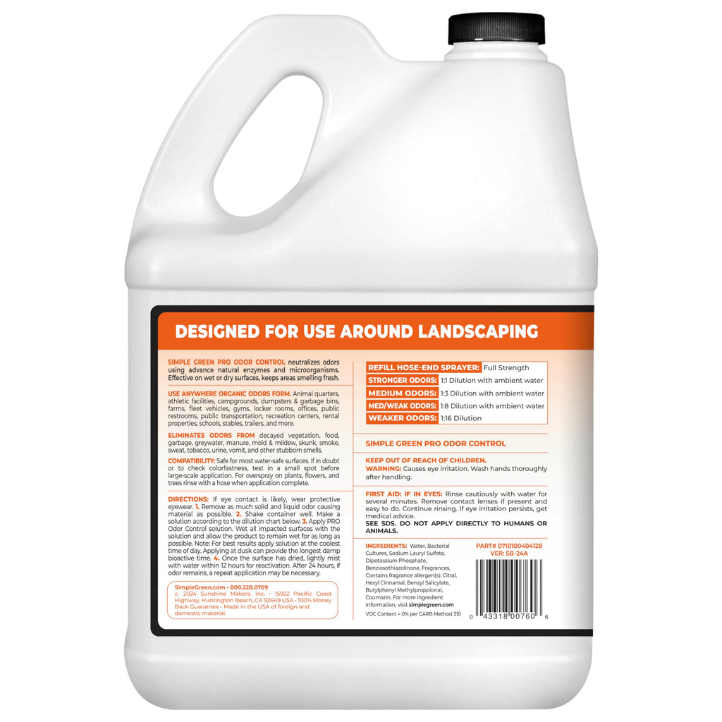 Simple Green Pro Odor Control Liquid 1 Gal