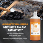 Active Element Flat Top Grill Cleaner – 32 fl oz | Griddle Cleaner, Removes Burnt-On Residue, Food Safe, Non-Caustic Formula, For Blackstone Grills