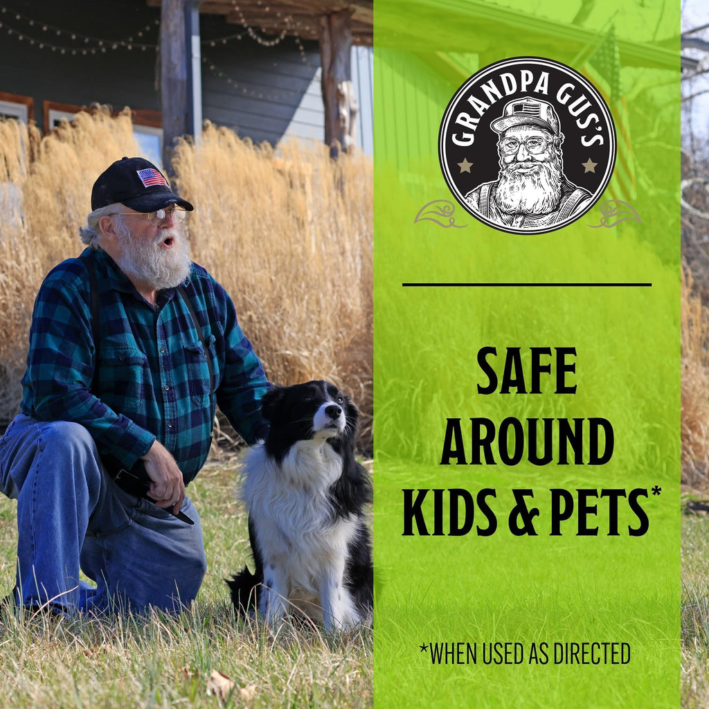 Grandpa Gus's Potent Rodent Repellent Powder Concentrate; Deters Rodents/Mice/Rats from Farm/Home/Garden/RV/Boat/Car/Garage & Chewing on Wires, 24 oz