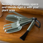 Fiskars 5-Piece House Plant Cultivating Tool Set for Indoor Gardening