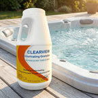 ClearView Chlorine Granules 5 Lbs for Swimming Pools, Pool Chlorine Shock Granular Sanitizer for Spas, Fast Dissolving Chlorinating Granules for Hot Tubs
