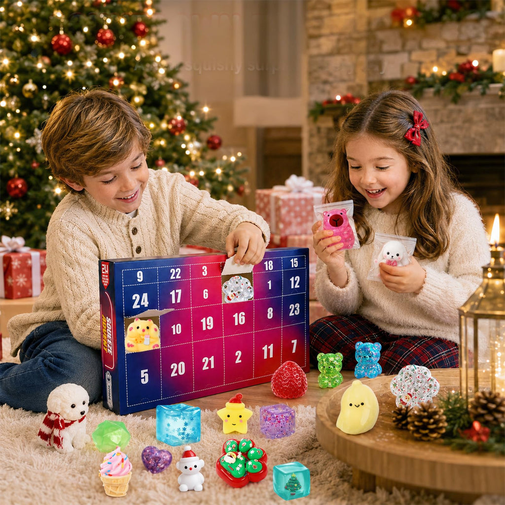 Advent Calendar 2026 Christmas 24 Days Countdown Calendar Squishy Toys