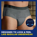 TENA Men Super Plus Disposable Underwear Male Pull On with Tear Away Seams Large/X-Large, 81920, 57, 14 Ct