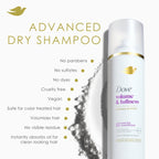 Dove Dry Shampoo Spray, Hair Volume & Fullness, Absorbs Oil, 5 oz (2-Pack)