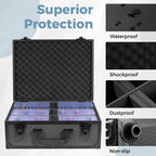 Trading Card Storage Box for 3" x 4" Top Loaders 610+, Sports Cards Case