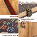 FEIYU BUY Our Adventure Book Vintage Scrapbook Journal