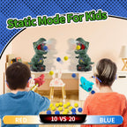 BLmukce Dinosaur Shooting Toys for Kids 3-5 5-7, Movable Target Shooting Game trex Chomp Shot Dino Blaster Toy Gift for Boys Age 4-8, Christmas & Birthday Gifts for 3 4 5 6 7 8 Years Old Kids