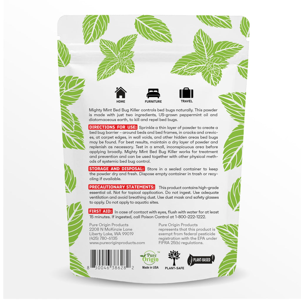 Rodent Repellent, Diatomaceous Earth Peppermint Powder, 1 lb