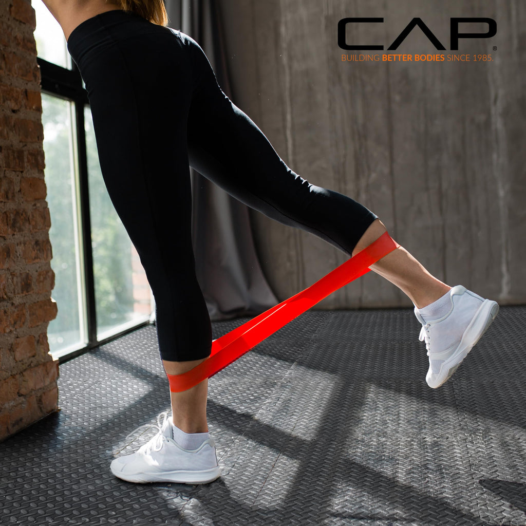 CAP Barbell 1/2-Inch Interlocking EVA Foam Exercise Puzzle Mat Home Gym Flooring - 1 Pack | 24" x 24" x 1/2" | Diamond Pattern - Black