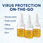 SkinSmart Antimicrobial Facial Cleanser Spray to Remove Viruses and Bacteria Around Eyes, Nose and Mouth, Fight Maskne, 2 oz Spray (3 Pack) Non-Irritating Hypochlorous Acid