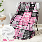 PVDSAVE Mom Birthday Gifts from Daughter, Best Mom Ever Blanket 50"x60"