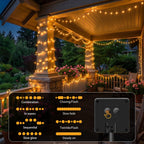 SyouHome Solar String Lights Outdoor, 6 Pack 600 LED Solar Christmas Lights