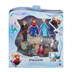 Mattel Disney Frozen Toy Set with 6 Key Characters, Classic Storybook Playset, 4 Small Dolls, 2 Figures & Accessories, Inspired by the Movie
