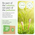 VIVAGO Bamboo Toothbrushes 30 Pack - BPA Free Soft Bristles Toothbrushes, Eco-Friendly, Natural Wooden Toothbrush