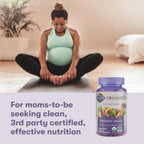 Garden of Life Organics Prenatal Gummies Multivitamin with Vitamin D3, B6, B12, C & Folate for Healthy Fetal Development – Organic, Non-GMO, Gluten-Free, Vegan, Berry Flavor, 30 Day Supply